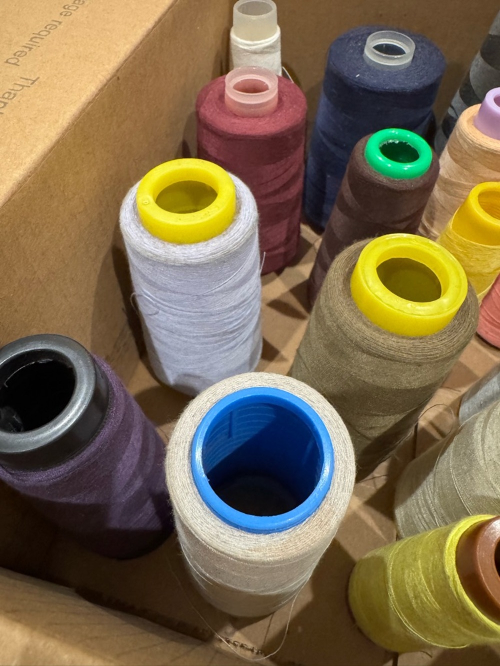 Assorted Sewing Thread Cone Lot - Multi Color - Picture 3 of 4